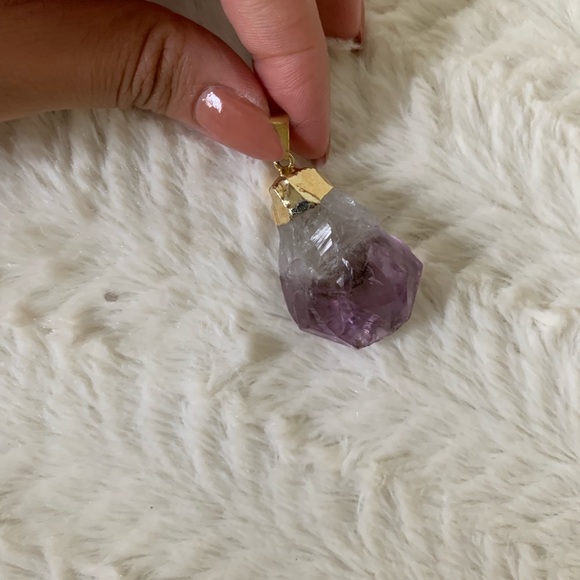 Amethyst necklace charm - Picture 2 of 3